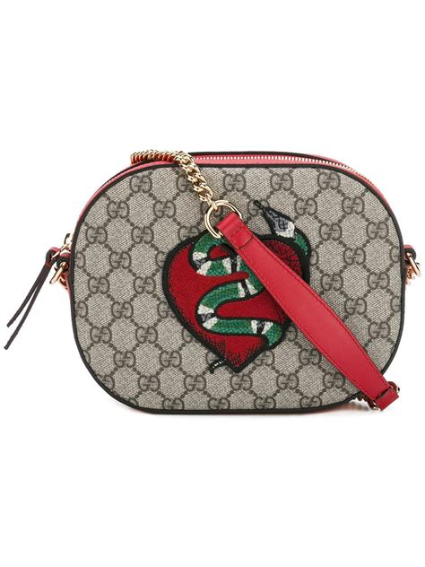 gucci mini purse snake and heart|Gucci.